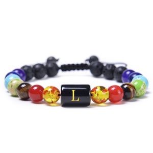 Chakra bracelets L initial